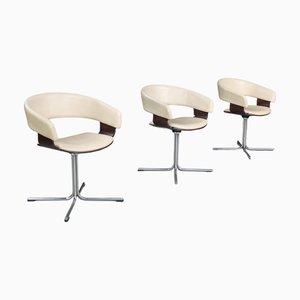 Modern Swivel Dining Armchairs attributed to John Coleman for Allermuir, Usa, 1990s