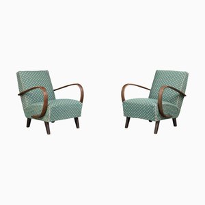 H-227 Bentwood Armchairs by Jindřich Halabala, 1940s, Cz, Set of 2