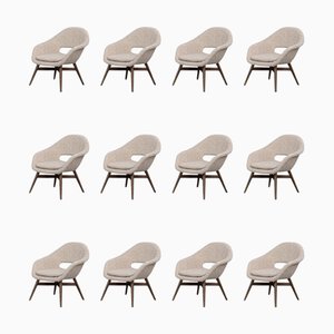 Mid-Century Sculptural Lounge Chair attributed to Miroslav Navrátil, 1960s