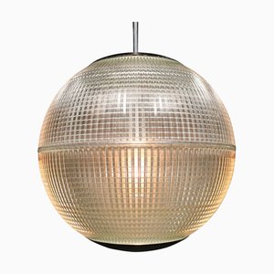 Paris Street Pendant Light from Holophane, France, 1960s