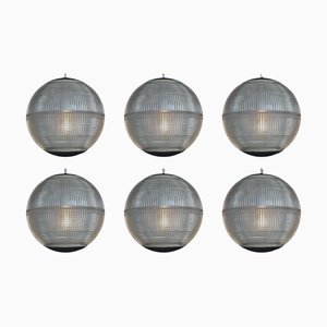 Paris Street Pendant Light from Holophane, France, 1960s