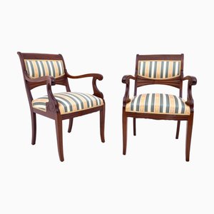 Set of Antique Northern European Armchairs, 1890