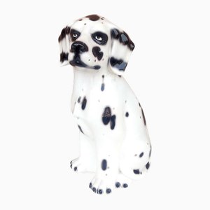 Porcelain Statue of Dalmatian Dog, Italy, 1960s