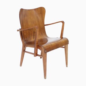 Vintage Teak Armchair by Axel Larsson for Svängsta Stilmöbler, 1950s