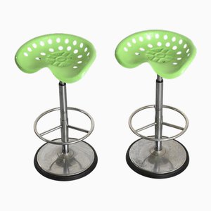 Model Faucheuse Bar Stools by Etienne Fermigier for Mirima, 1970s, Set of 2