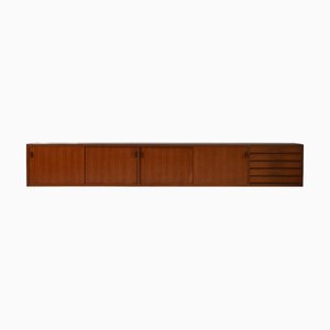 Großes schwebendes Sideboard aus Teak, 1960er