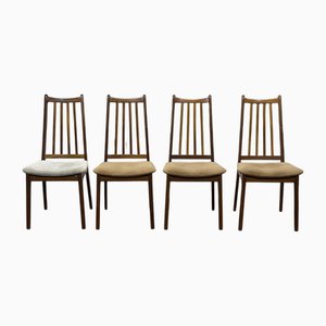 Sedie in teak, anni '70, set di 4
