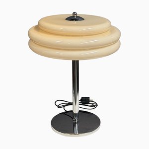 Art Deco Chrome Table Lamp, 1930s
