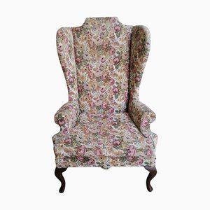 Poltrona Bergere con tessuto floreale