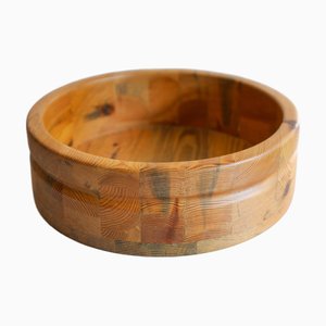 Scodella vintage in legno, Scandinavia, anni '70