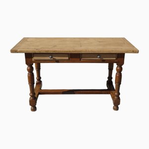 Rustikaler Schreibtisch aus Eiche, 1930er