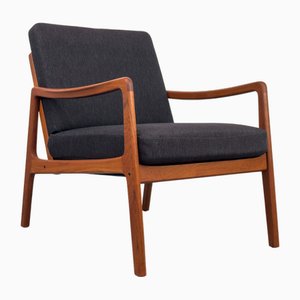 FD-109 Lounge Chair in Teak by Ole Wanscher for France & Son, 1960s