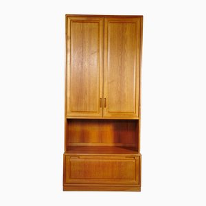 Teak Cupboard with Shelves, 1970s