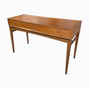 Mid-Century Modern French Walnut Desk by John Herbert for Younger, 1960