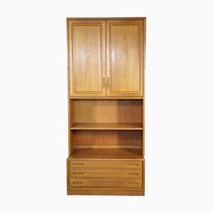 Teak Drawer Cabinet with Shelves, 1970s