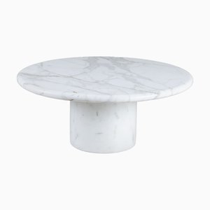 Mesa redonda de mármol de Carrara, años 60