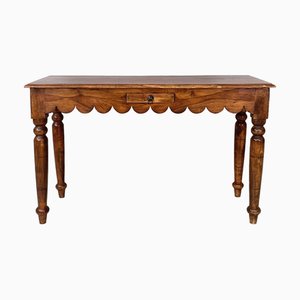 Indian Mid-Century Modern Console with Drawer in Wood, 1970s