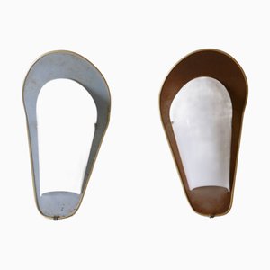 Mid-Century Modern Outdoor Sconces, Germany, 1950s, Set of 2