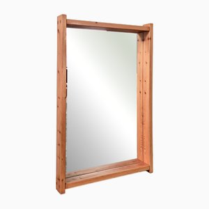 Vintage Pine Mirror, 1970s