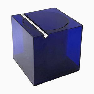 Seau à Glace Space Age en Plastique Bleu par Cini & Nils pour Studio Opi, Italie, 1970s