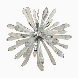 Lustre Sputnik en Verre Murano Ice Clear par Simoeng