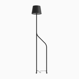 Lampada Zarafa nera di Giovanni Agliottone