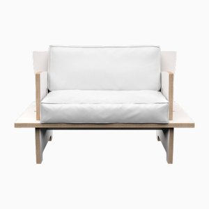 Fauteuil Cinque Blanc par Giovanni Agliottone