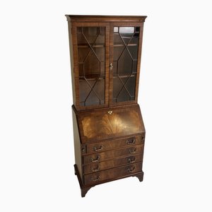 Mahogany Secretaire by Reprodux Bevan Funnell Ltd., 1960s