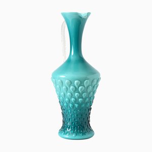 Italienische Mid-Century Vase aus Opalglas von Empoli, 1960er