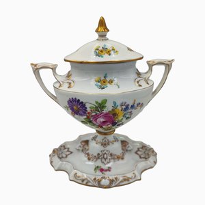 Porcelain Chocolate Box from Dresden, 1890s