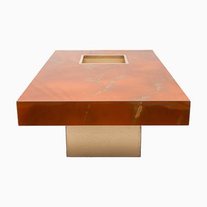 Mesa de centro vintage de Guy Lefèvre, 1970