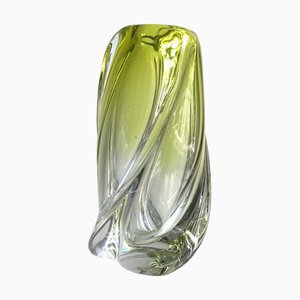 Vintage Vase from René Delvenne for Val Saint Lambert, 1950s
