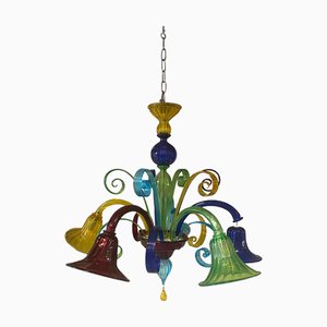 Lustre en Verre de Murano Multicolore par Simoeng