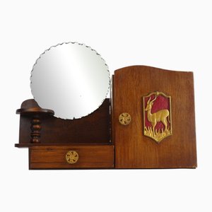Mueble con espejo de madera Art Déco
