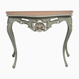 Table Console d'Entrée Style Louis XV Laquée