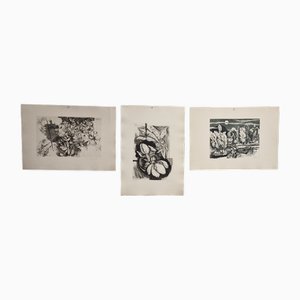 Valeria Vecchia, Triptych, 1970s, Engravings, Set of 3
