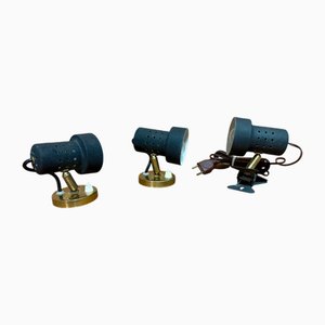Aluminor House Wall Lamps, 1950, Set of 3