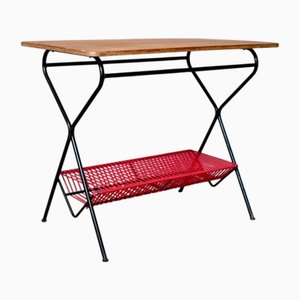 Mid-Century Plattenständer, Frankreich, 1950er