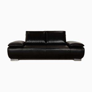 Volare 2-Sitzer Sofa aus schwarzem Leder von Koinor
