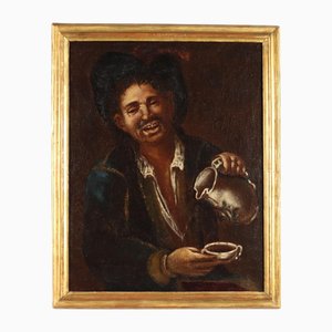Seguace di Giacomo Francesco Cipper, Ritratto, Olio su tela, In cornice