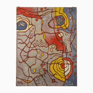 Orazi, Composition, Oil on Canvas