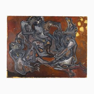 Orazi, Composition, Oil on Canvas