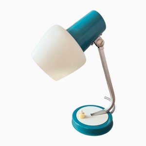 Table Lamp in Petrol Blue, 1950s