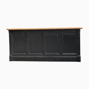 Barra de bar de madera patinada