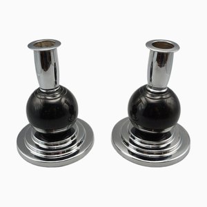 Vintage Kerzenständer, 2er Set