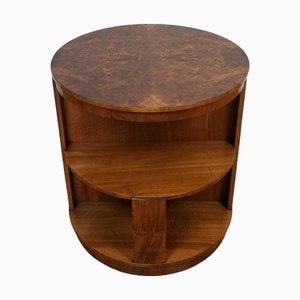 Table de Bibliothèque Art Déco en Noyer par Heals of London, 1930s