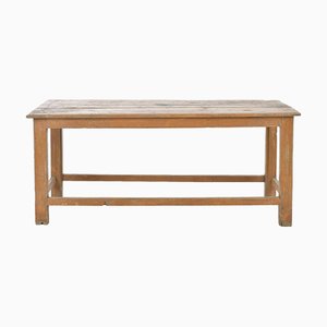 Indian Draper's Table in Patinated Solid Wood