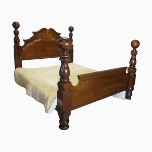 Lit Double King Size en Pin Chunky, 1960