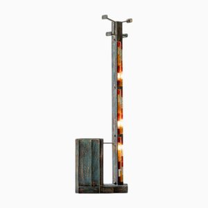 Portemanteau Brutaliste en Verre de Murano par Poliarte, 1970