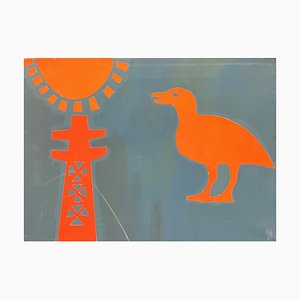 Alexandre Schaller, Safe Course, acrílico sobre lienzo, 1995